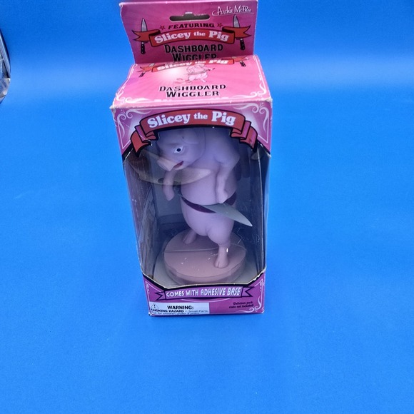 Slicey the‎ Pig Dashboard Wiggler New In Box - Picture 1 of 4